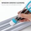 imageSetSail Blind Duster Blind Cleaner Duster and Brush Kit with 2pcs Removable Microfiber Sleeves Groove Gap Cleaning Tool for Household Cleaning Window Blind Cleaning Air Conditioner CleanerBlind Duster