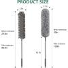 imageSetSail ExtraLong Dusters with Extension Pole 100inch for Cleaning Bendable Microfiber Head Washable Ceiling Fan Duster for High Ceilings FurnitureChenille Duster Set