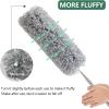 imageSetSail ExtraLong Dusters with Extension Pole 100inch for Cleaning Bendable Microfiber Head Washable Ceiling Fan Duster for High Ceilings FurnitureMini Duster Set