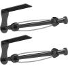 imageSetSail Paper Towel Holder Under Cabinet Single Hand Operable with Adjustable Damper Easy Tear Paper Towel Holder Wall Mount for Kitchen Bathroom Adhesive or Screw SilverBlack