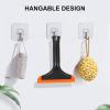 imageSetSail Shower Squeegee for Glass Doors Small Squeegee for Shower Glass Door Mini Silicone Squeegee for Window Door Bathroom Mirror Car Window1 Pack