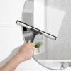 imageSetSail Shower Squeegee for Glass Doors Stainless Steel Squeegee for Shower Glass AllPurpose Window Squeegee for Tile Shower Walls Bathroom Sink Mirror Car Window Cleaning 12 InchesSilverblack