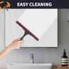 imageSetSail Shower Squeegee for Glass Doors Stainless Steel Squeegee for Shower Glass Door AllPurpose Window Squeegee for Tile Shower Walls Sink Mirror Bathroom Car Window Cleaning 10 Inches
