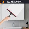 imageSetSail Shower Squeegee for Glass Doors Stainless Steel Squeegee for Shower Glass Door AllPurpose Window Squeegee for Tile Shower Walls Sink Mirror Bathroom Car Window Cleaning 12 Inches