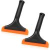 imageSetSail Shower Squeegee for Glass Doors Small Squeegee for Shower Glass Door Mini Silicone Squeegee for Window Door Bathroom Mirror Car Window2 Pack