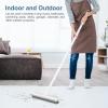 imageSetSail Floor Scrub Brush with 48Inch Long Adjustable Handle 2 in 1 Scrape Brush Stiff Bristle Floor Scrubber for Cleaning Shower Bathroom Garage Kitchen Wall Deck Tub TileWhiteGreyWhitegrey