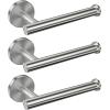 imageSetSail Toilet Paper Holder Wall Mount Matte Black Bathroom Toilet Paper Roll Holders 304 Stainless Steel Tissue Holder for Bathroom Hardware Accessories Drill HoleSilver