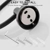 imageSetSail Towel Holder for Bathroom Wall Matte Black Towel Ring 304 Stainless Steel Hand Towel Holder Heavy Duty Towel Hanger for Bath KitchenBlack