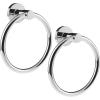 imageSetSail Towel Holder for Bathroom Wall Matte Black Towel Ring 304 Stainless Steel Hand Towel Holder Heavy Duty Towel Hanger for Bath KitchenMirrorsilver