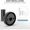 imageSetSail Towel Hooks for Bathrooms 2 Packs Screwin Matte Black Bathroom Towel Hook Wall Mounted 304 Stainless Steel Shower Towel Hooks for Coat Hanging Drilling HoleBlack