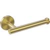 imageSetSail Toilet Paper Holder Wall Mount Matte Black Bathroom Toilet Paper Roll Holders 304 Stainless Steel Tissue Holder for Bathroom Hardware Accessories Drill HoleGold