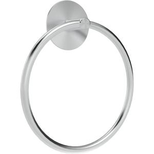 imageSetSail Adhesive Towel Holder for Bathroom Wall Silver Hand Towel Ring 304 Stainless Steel Towel Hanger for Bathroom
