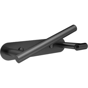 imageSetSail Toilet Paper Holder Adhesive or Screwin Matte Black Bathroom Toilet Paper Roll Holders Wall Mount Stainless Steel Tissue Holder for Bathroom Hardware AccessoriesBlack