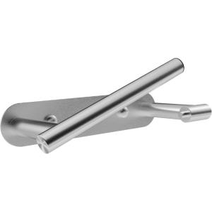 imageSetSail Toilet Paper Holder Adhesive or Screwin Matte Black Bathroom Toilet Paper Roll Holders Wall Mount Stainless Steel Tissue Holder for Bathroom Hardware AccessoriesSilver