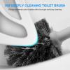 imageSetSail Toilet Brush and Plunger Set Toilet Plungers for Bathroom Heavy Duty Toilet Bowl Brush and Holder Hidden Toilet Plunger and Brush Set for Deeply Cleaning White ampamp GreyWhite  Grey
