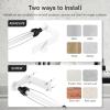 imageSetSail Paper Towel Holder Paper Towel Holder Under Cabinet with Adjustable Damper Easy Tear Wall Mount SelfAdhesive or Drilled for Kitchen Bathroom WhiteWhite