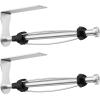 imageSetSail Paper Towel Holder Paper Towel Holder Under Cabinet with Adjustable Damper Easy Tear Wall Mount SelfAdhesive or Drilled for Kitchen Bathroom WhiteSilver