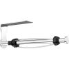 imageSetSail Paper Towel Holder Paper Towel Holder Under Cabinet with Adjustable Damper Easy Tear Wall Mount SelfAdhesive or Drilled for Kitchen Bathroom WhiteMirror Silver