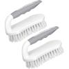 imageSetSail Scrub Brush HeavyDuty Scrub Brushes for Cleaning with Stiff Bristles Cleaning Brush for Shower Bathroom Carpet Kitchen and Bathtub Scrubber  3 Pack GreenGrey White