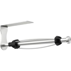 imageSetSail Paper Towel Holder Paper Towel Holder Under Cabinet with Adjustable Damper Easy Tear Wall Mount SelfAdhesive or Drilled for Kitchen Bathroom WhiteSilver
