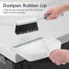 imageSetSail Mini Broom and Dustpan Set Portable Cleaning Brush and Dustpan Combo Nesting SnapOn Handheld Dust Pan and Brush Set Small Brush Dustpan for Kitchen Desktop Pet Floor Sofa Grey White